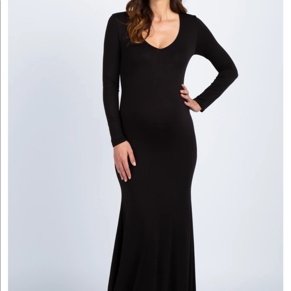 Pink Blush Maternity Photoshoot Gown